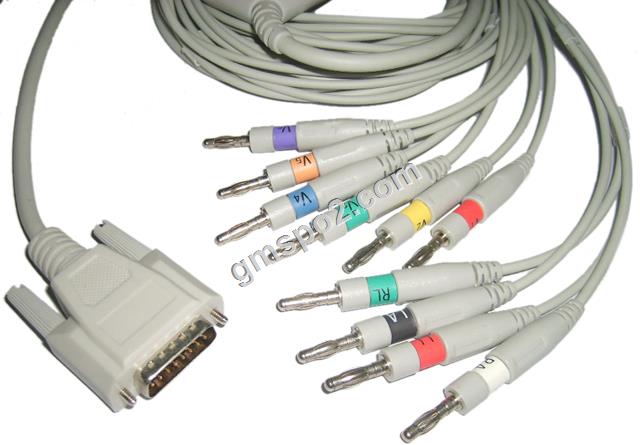 BiocareNihon Kohden EKG kablosu Banana.jpg