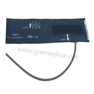 Çocuk tek tüp tansiyon kan basıncı Manşet 18-26cm mavi