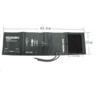 Büyük Yetişkin #12 dayanıklı tansiyon manşet, 32,1-43.4 cm kol çevresi, laf ebesi olmadan