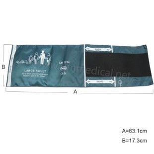 Kan Basıncı Monitörü için Büyük Yetişkin Tek Tüp Nibp Manşet