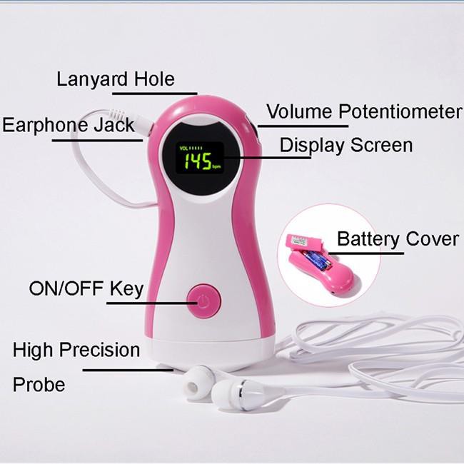 Pregnacare Fetal Doppler Baby Monitor LCD Display